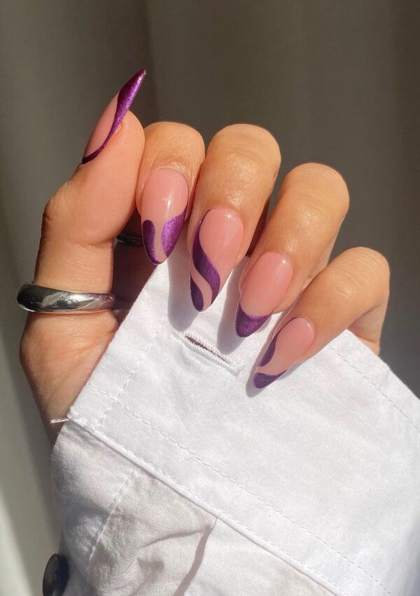 100 Gorgeous Purple Nail Art Designs To Unleash Your Inner Queen