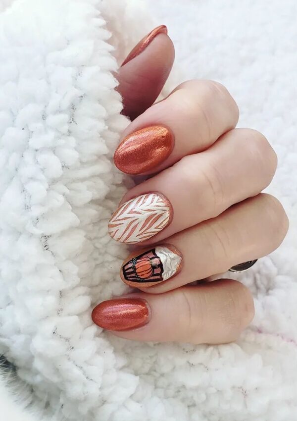 100 Cute Thanksgiving Nails To Try This Season