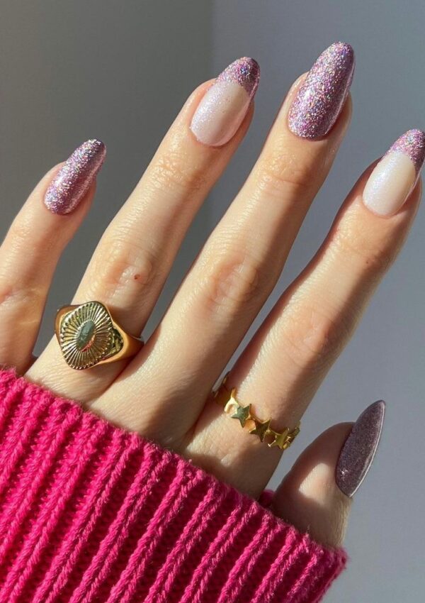 100 Stunning Glitter Nail Art Ideas To Add Sparkle & Shine To Your Nails