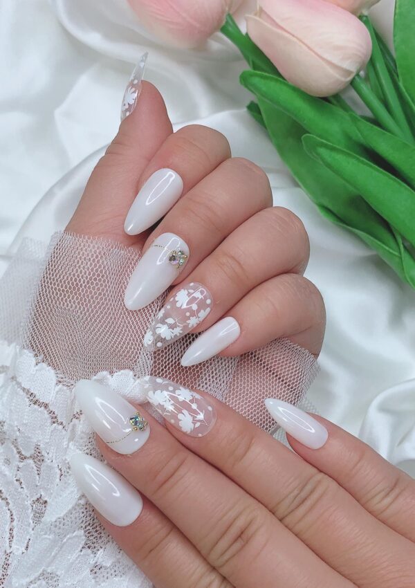 100 Glamorous Wedding Nail Ideas to Make Your Big Day Special