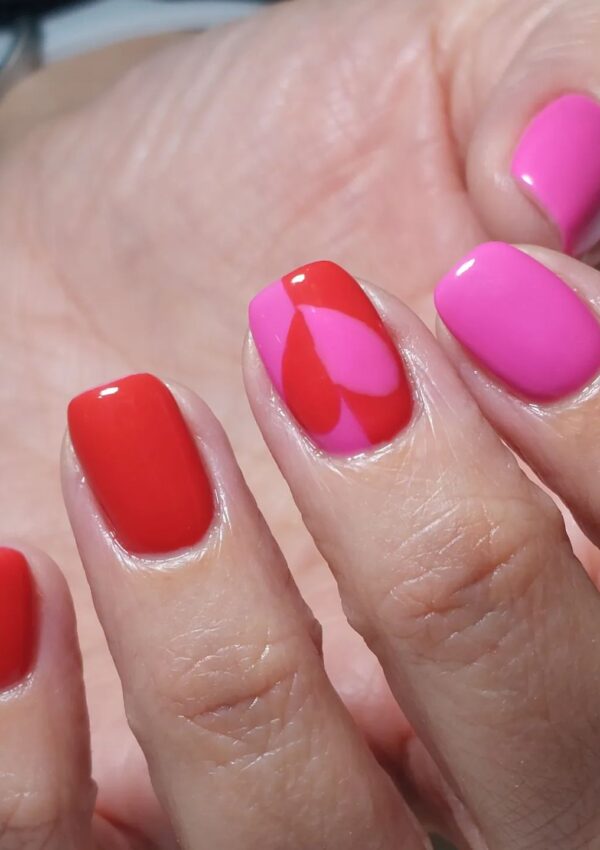 100 Pink And Red Nails For A Timeless And Sophisticated Look