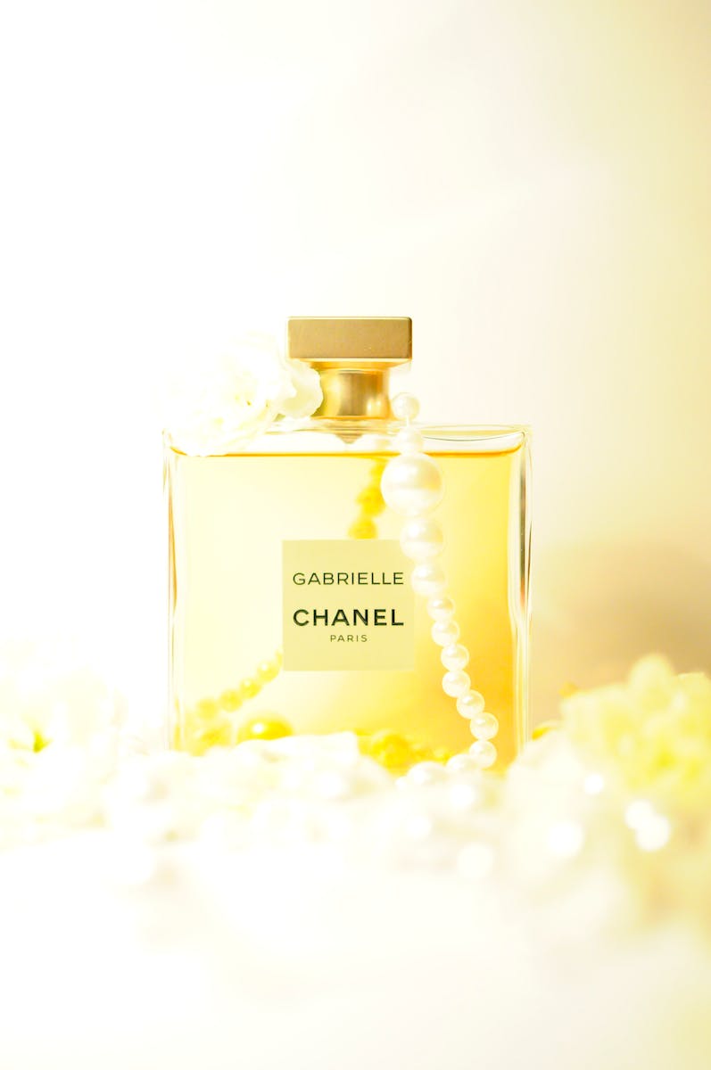 Chanel Garrielle Bottle Covered With Beaded Necklace