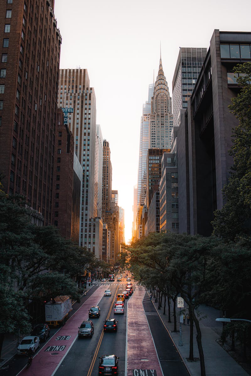 Dawn in New York City