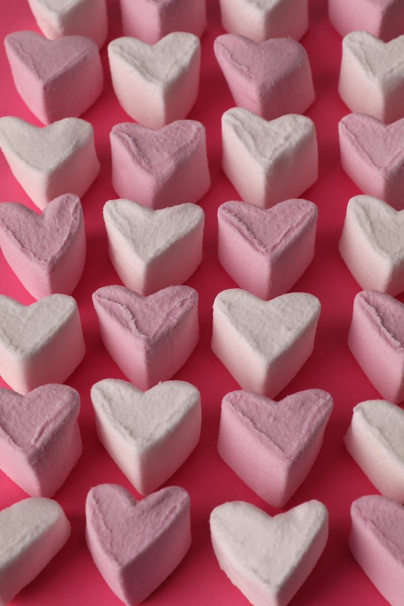 Candies with Heart Shapes