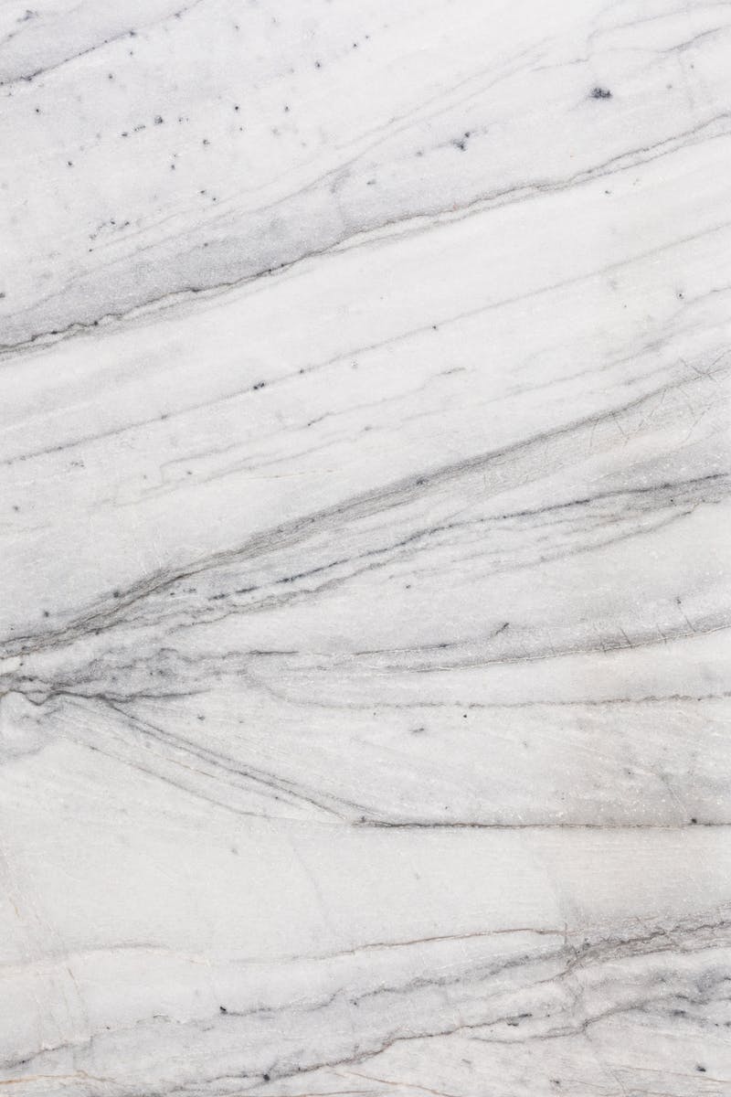 White Marble with Black Lines