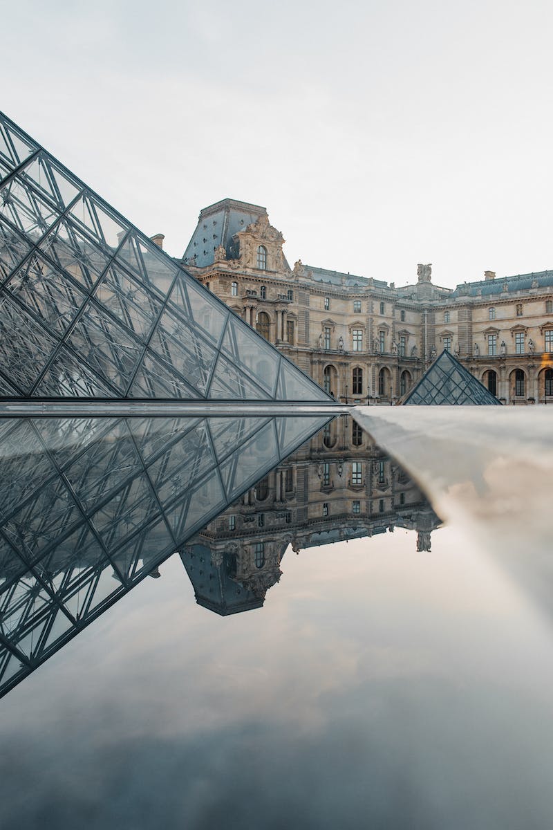 Glass Pyramids in Louvre Museum