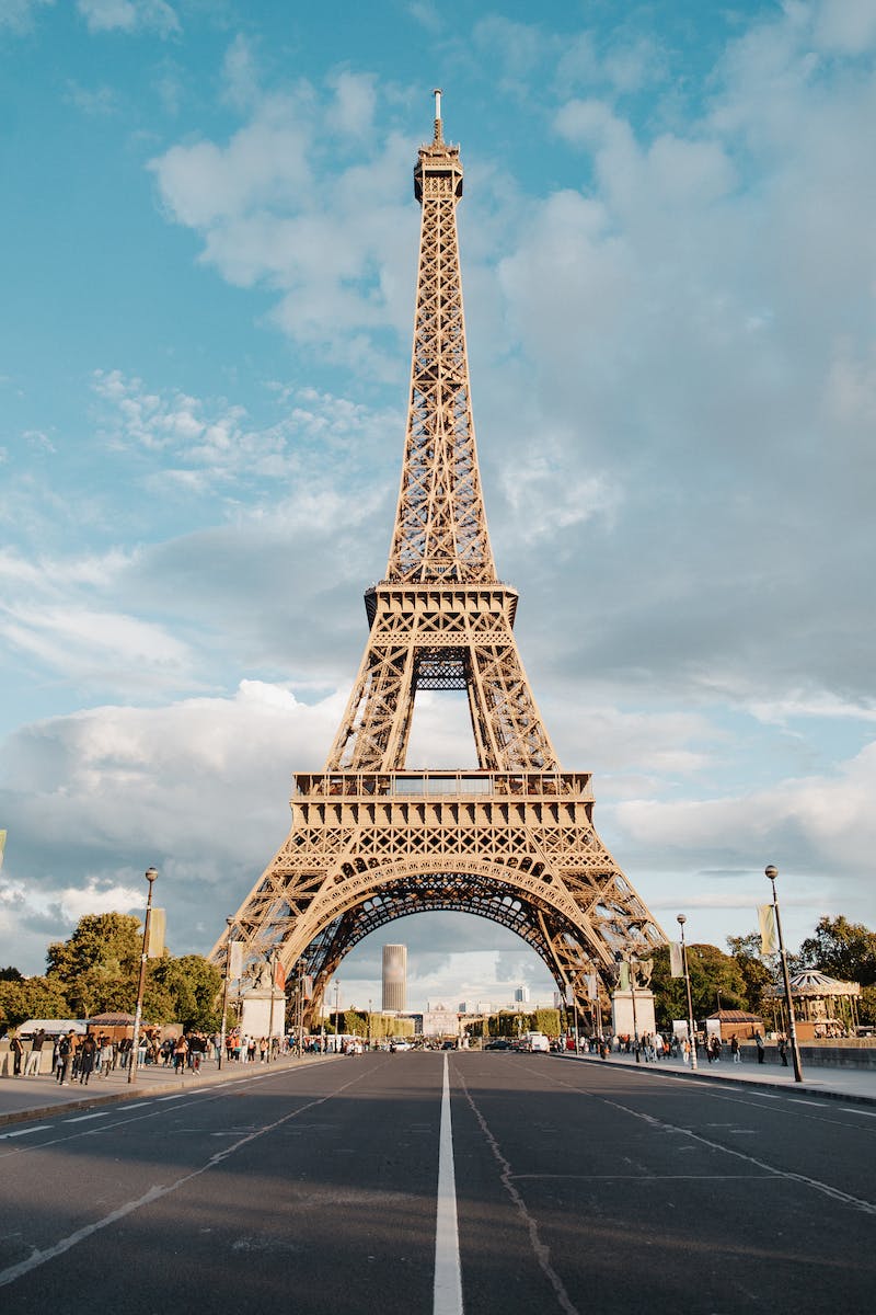 The Eiffel Tower In Full Shot Photography