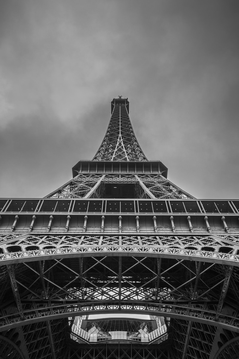 low angle photo of the Eiffel tower