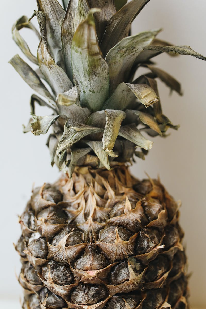 Close-Up Photo Of Pineapple